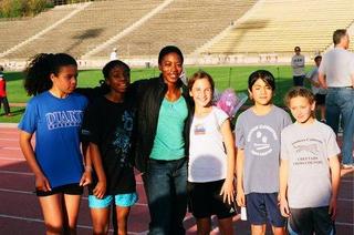 Youth members of the Southern California Cheetahs